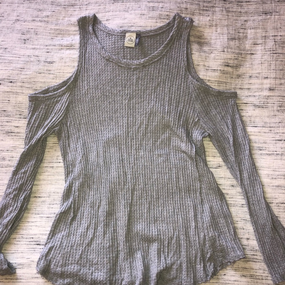 Paper Crane, Cold Shoulder Top, Medium
